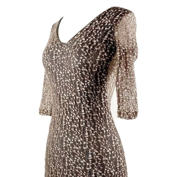 Nightcap x Carisa Rene Dress Deep Neck Long Sleeve - Picture 1 of 5